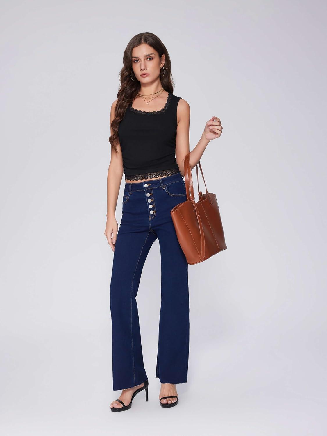 imageVinova Lace Tank Tops for Women Summer Ruched V Neck Sleeveless Going Out Tops Sexy Trendy T Shirts CasualBlack