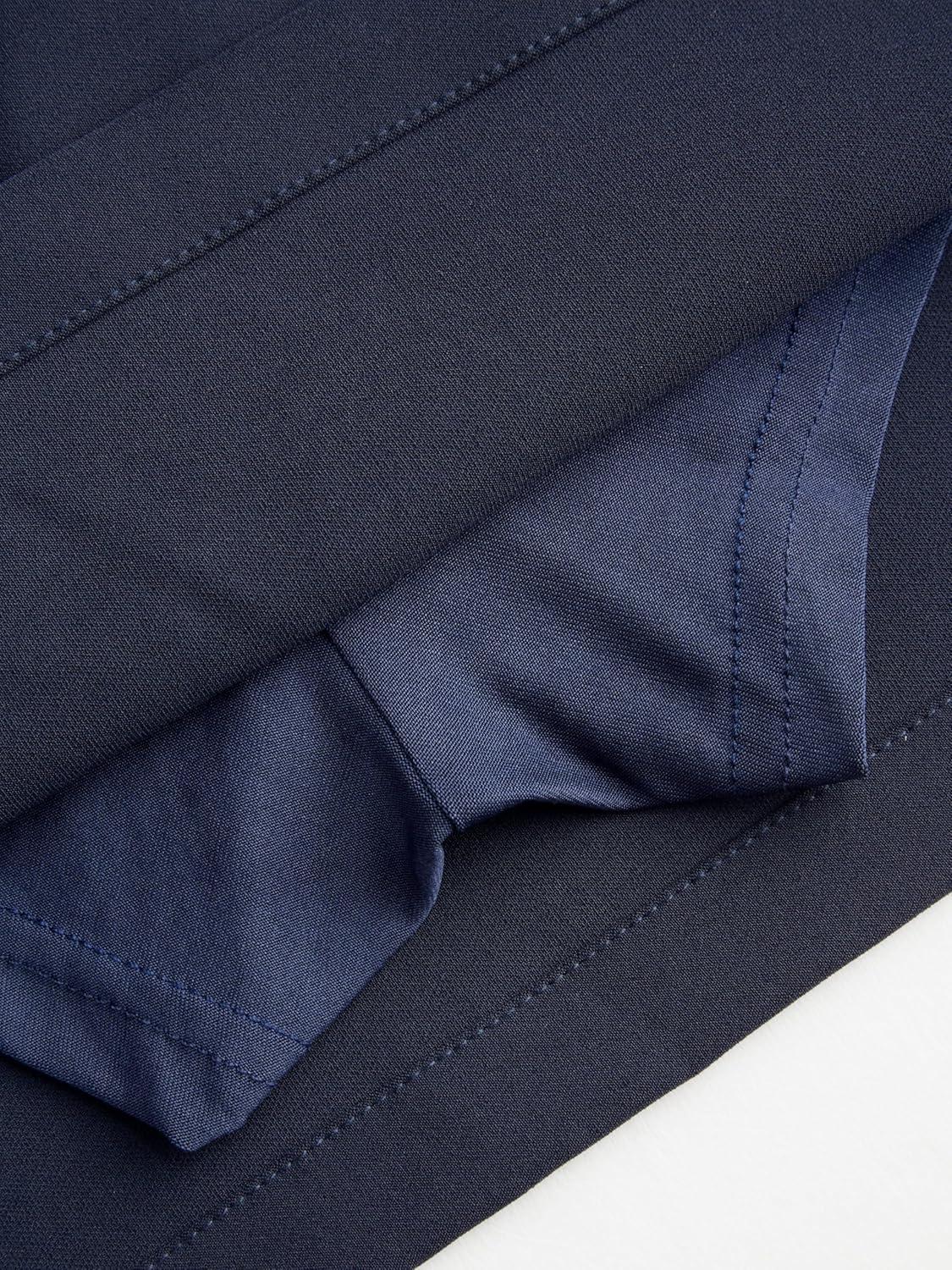 imageVinova Womens ALine Skirt Gold Buckle Detail Mini Business CasualDark Navy