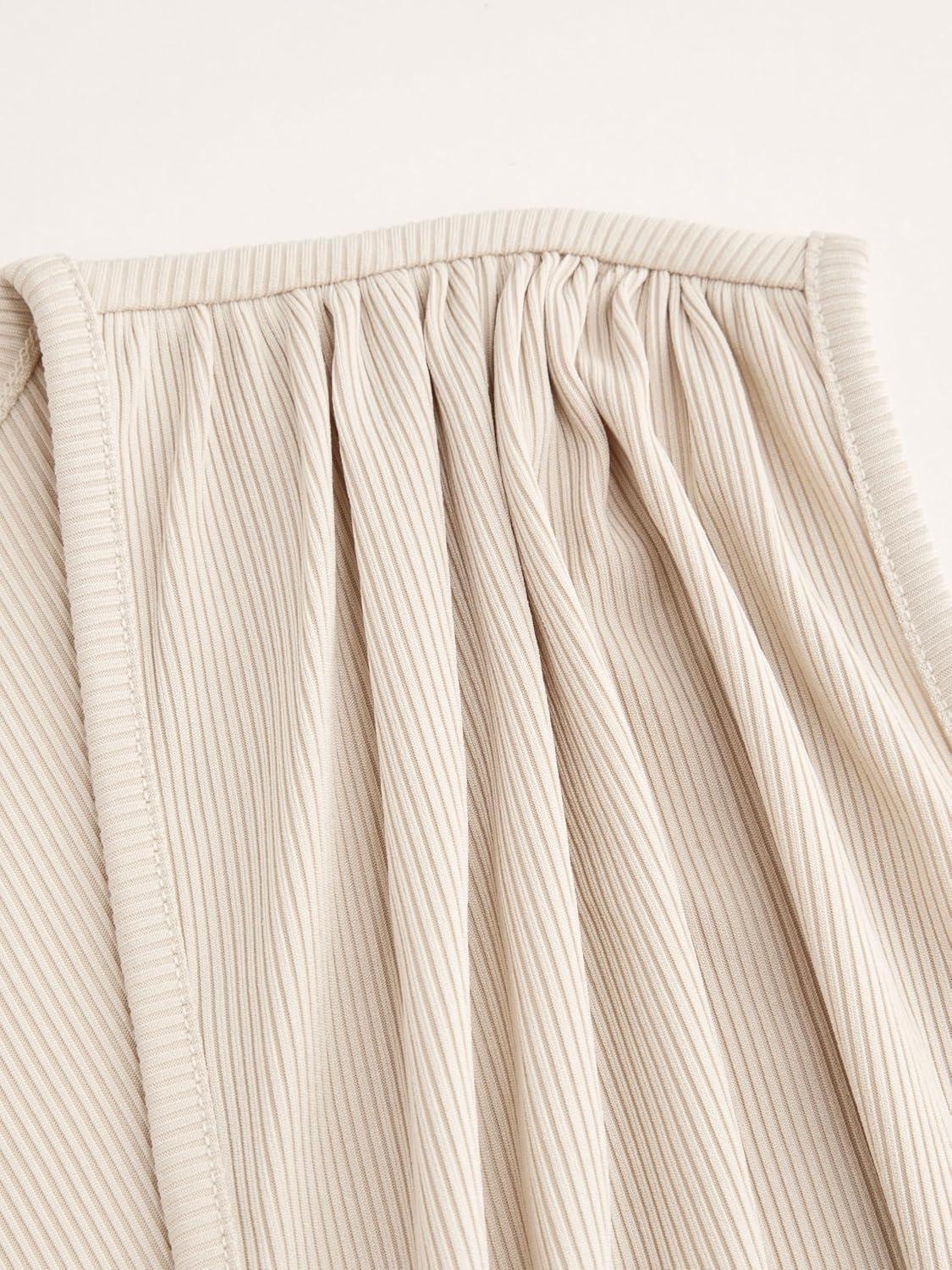 imageVinova Womens Sleeveless Jumpsuit V Neck Wide Leg Romper Casual Outfit