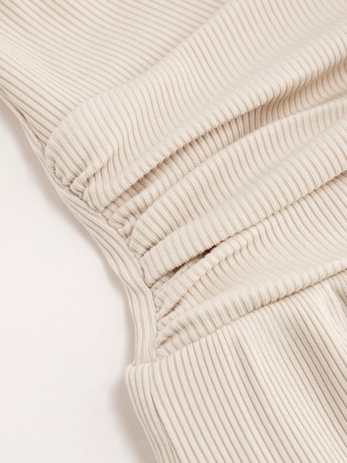 imageVinova Womens Sleeveless Jumpsuit V Neck Wide Leg Romper Casual Outfit