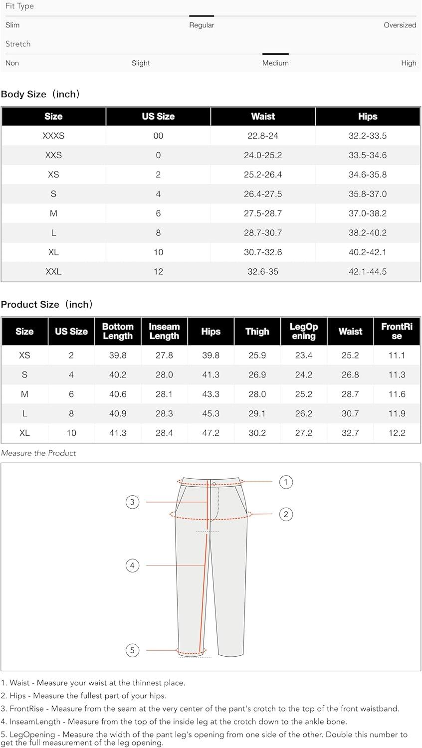 imageVinova Womens Wide Straight Leg Pants Summer Plaid Pleated High Waisted Casual Work PantsBlack