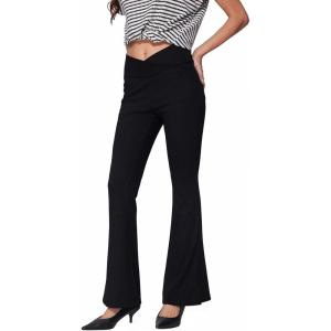 Vinova Womens Pants Stretchy Flare Leg Bell Bottom Bootcut High Waisted Casual Jeans 2025(Black)