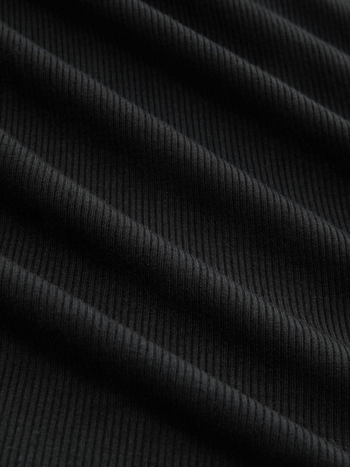 imageVinova Women HighStretch Solid Cowl Neck Long Sleeves Casual Wide Leg JumpsuitsBlack