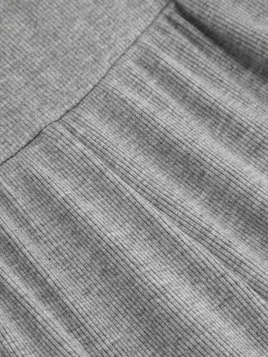 imageVinova Women HighStretch Solid Cowl Neck Long Sleeves Casual Wide Leg JumpsuitsDark Grey