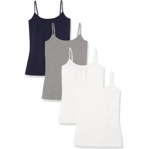 Amazon Essentials Femme Caraco Coupe Cintrée(Blanc/Bleu Marine/Gris Foncé Chiné)