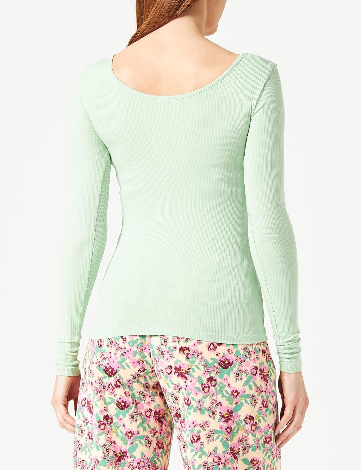 imagePIECES TShirt Manches Longues PCKITTEQuiet Green