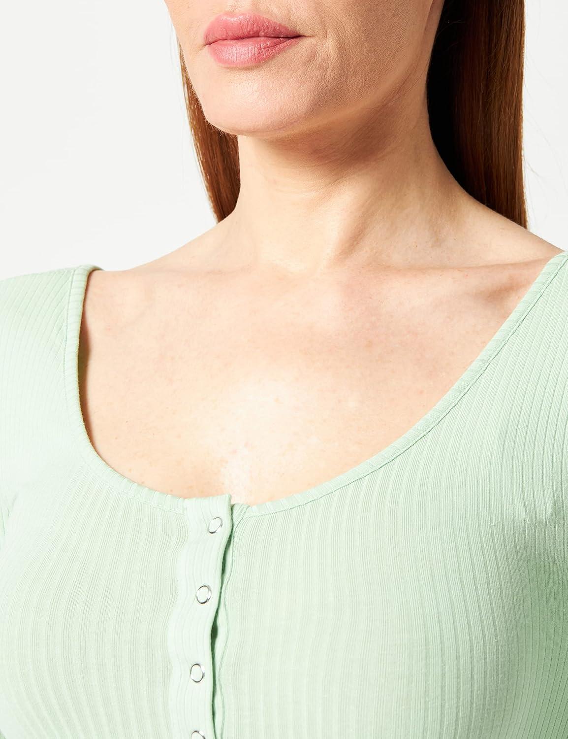 imagePIECES TShirt Manches Longues PCKITTEQuiet Green