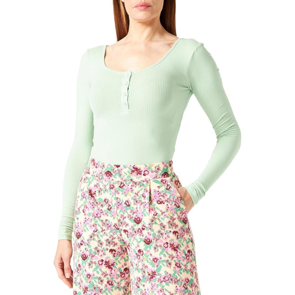 imagePIECES TShirt Manches Longues PCKITTEQuiet Green