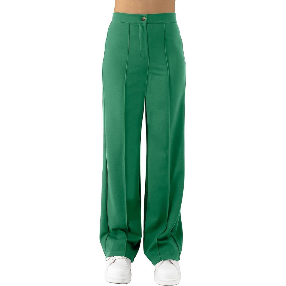 imageJOPHY ampamp CO Pantalon vas pour femme rf 6554Lherbe Verte