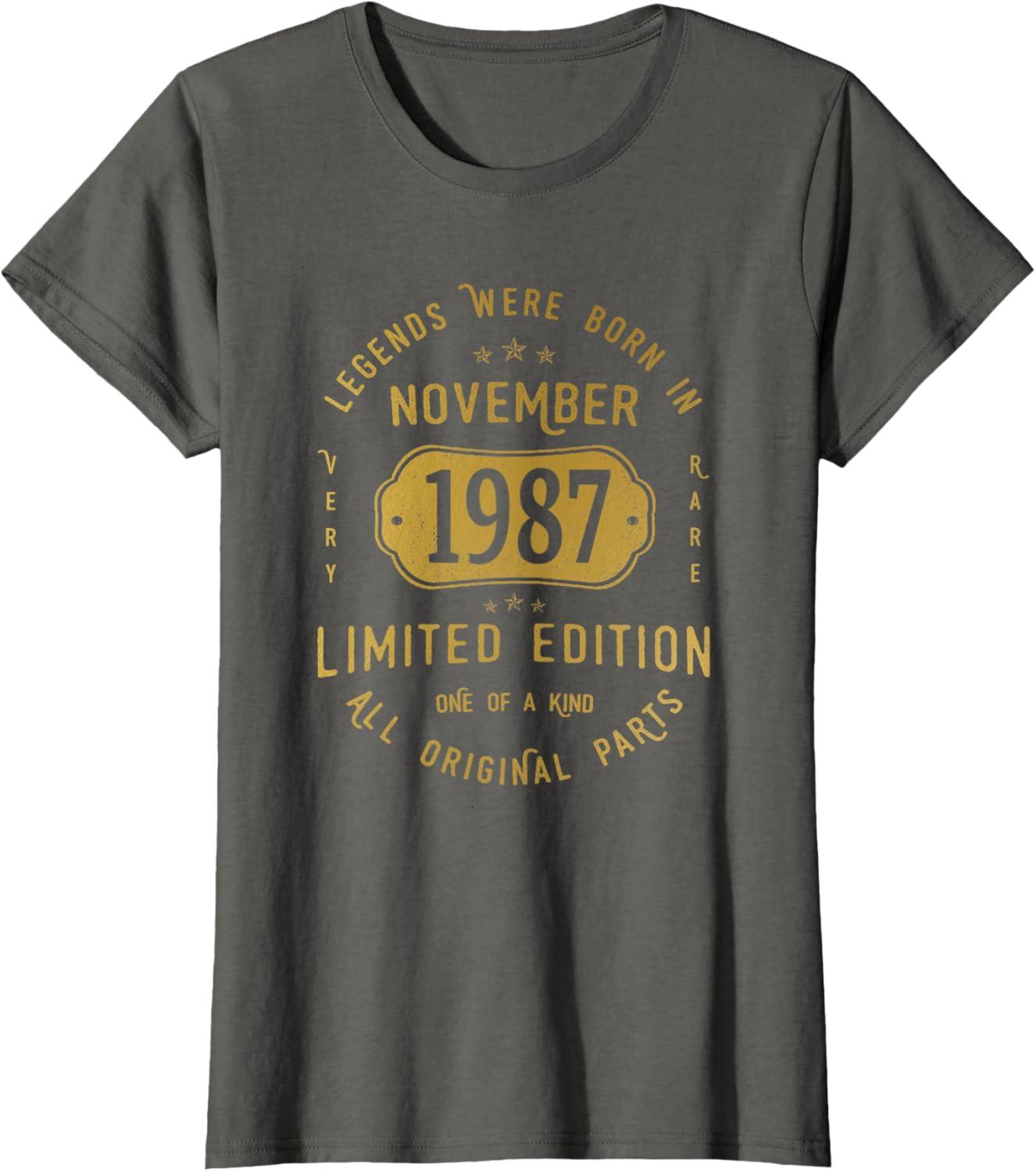 image:imageLes Lgendes sont nes en Novembre 1987 TShirtAsphalte