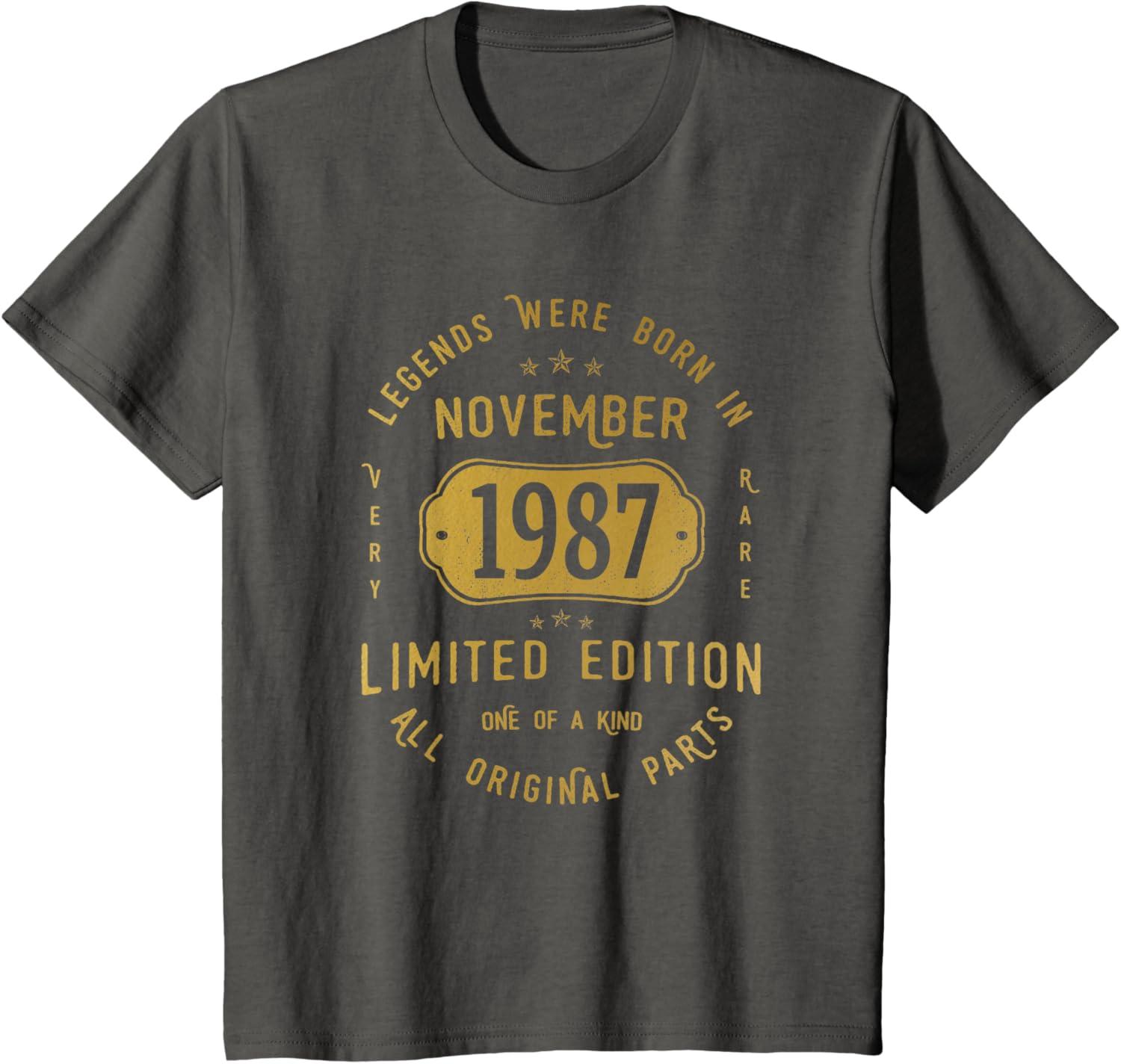 image:imageLes Lgendes sont nes en Novembre 1987 TShirtAsphalte