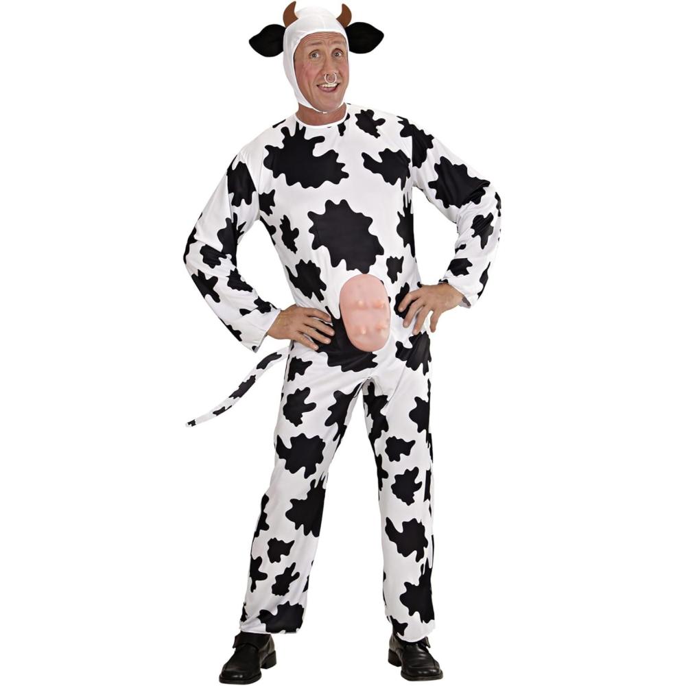 image:imageW WIDMANN MILANO Party Fashion Costume Gaia la vache combinaison avec pis costume animalier ferme carnaval