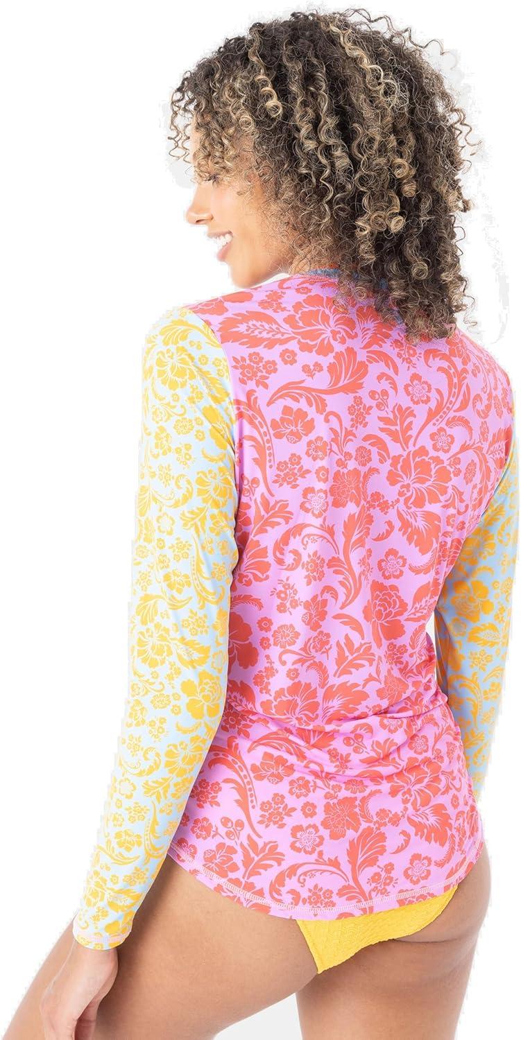 image:imageRoxy Beach Classics Long Sleeve Rashguard Maillot dermoprotecteur FemmeImprim Mlang