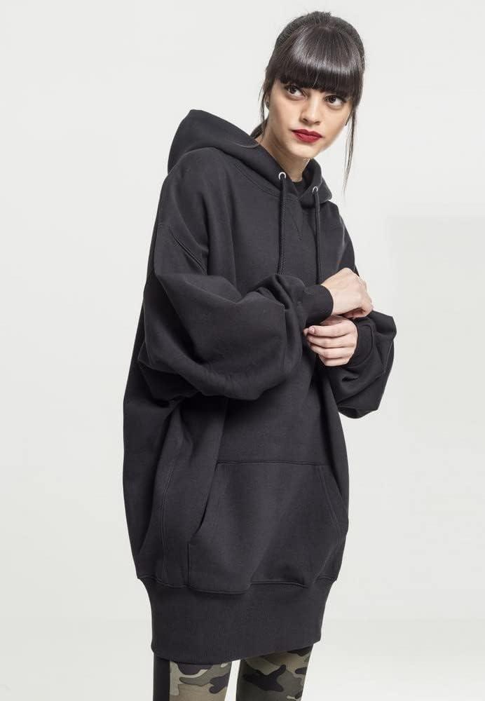 image:imageUrban Classics Damen Ladies Long Oversize HoodyNoir
