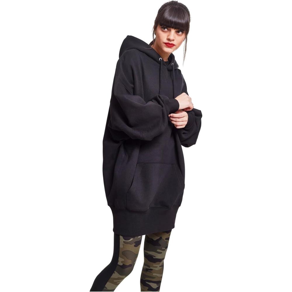 image:imageUrban Classics Damen Ladies Long Oversize HoodyNoir