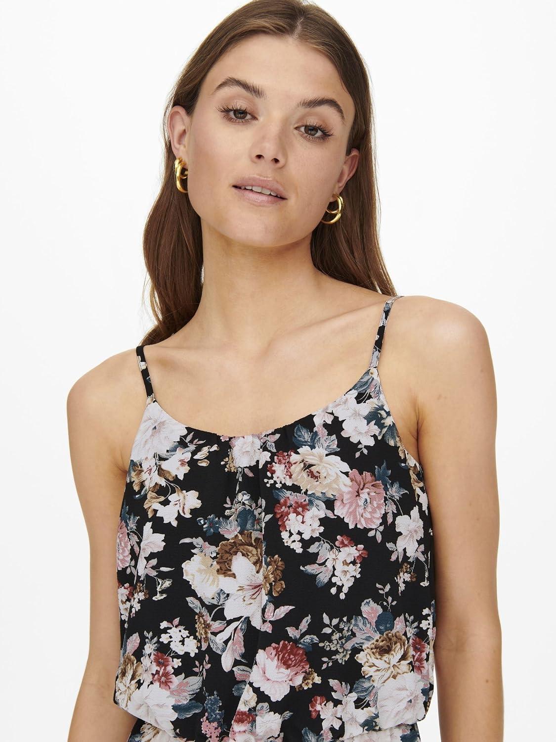 image:imageONLY robe brilliant blackBlackAopbig Larry Flower