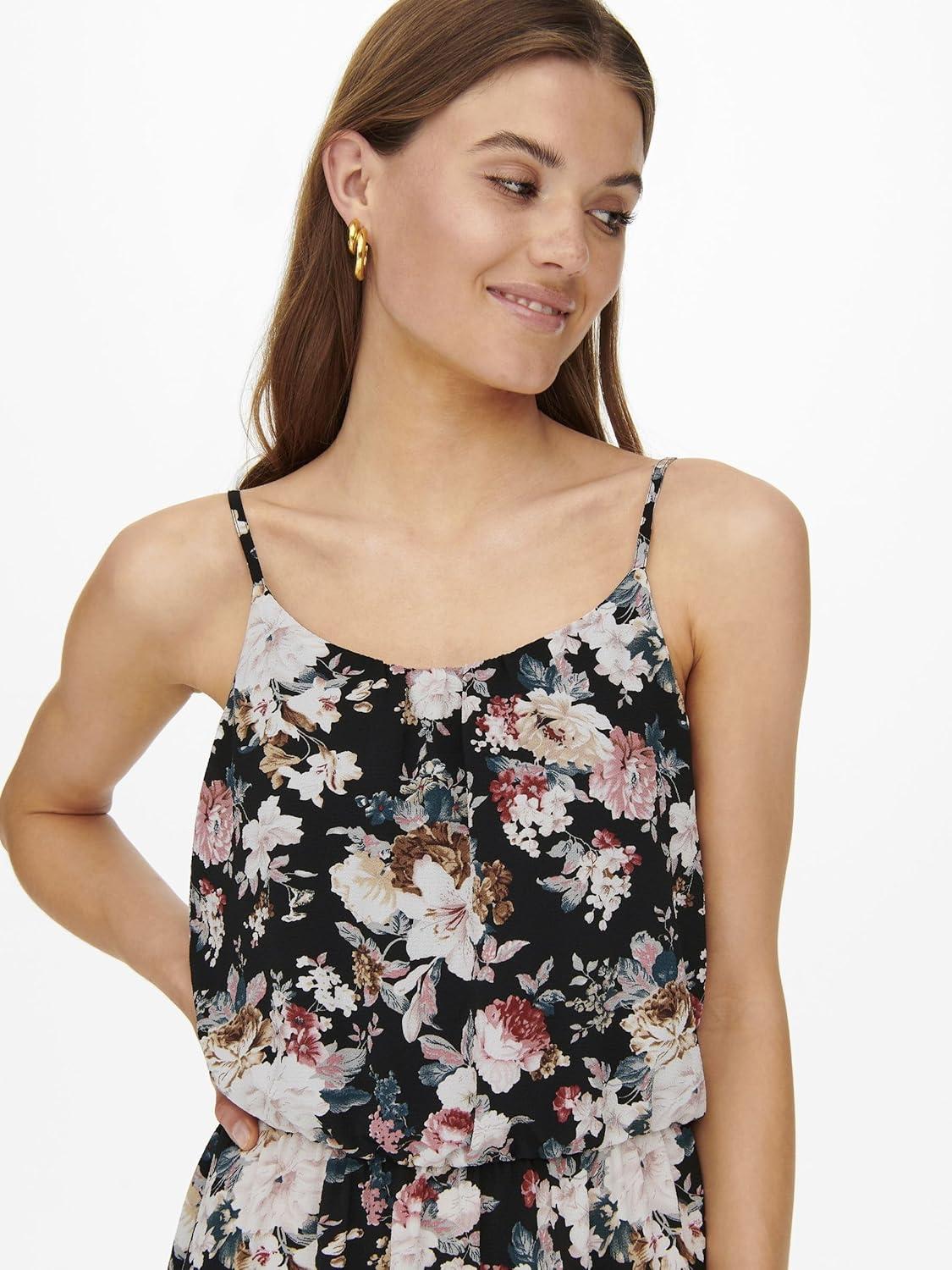 image:imageONLY robe brilliant blackBlackAopbig Larry Flower
