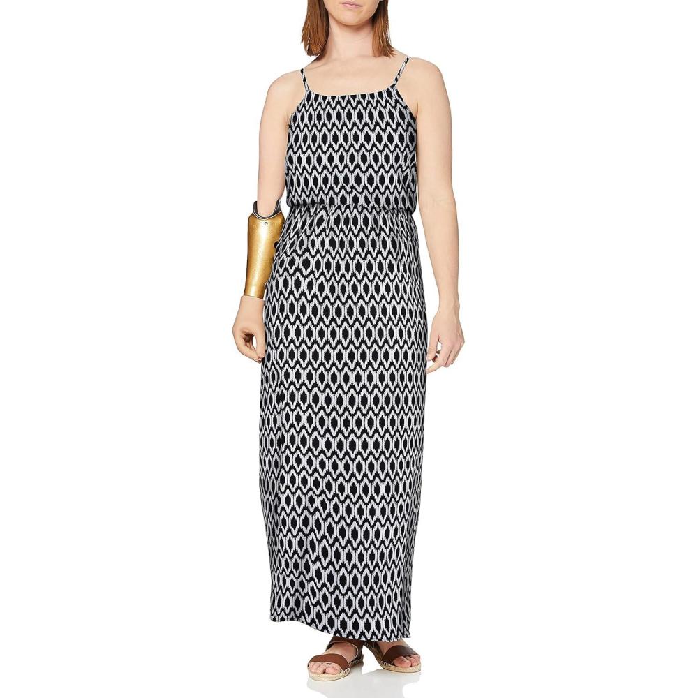 image:imageONLY robe brilliant blackNoirMotif Cercles Graphiques