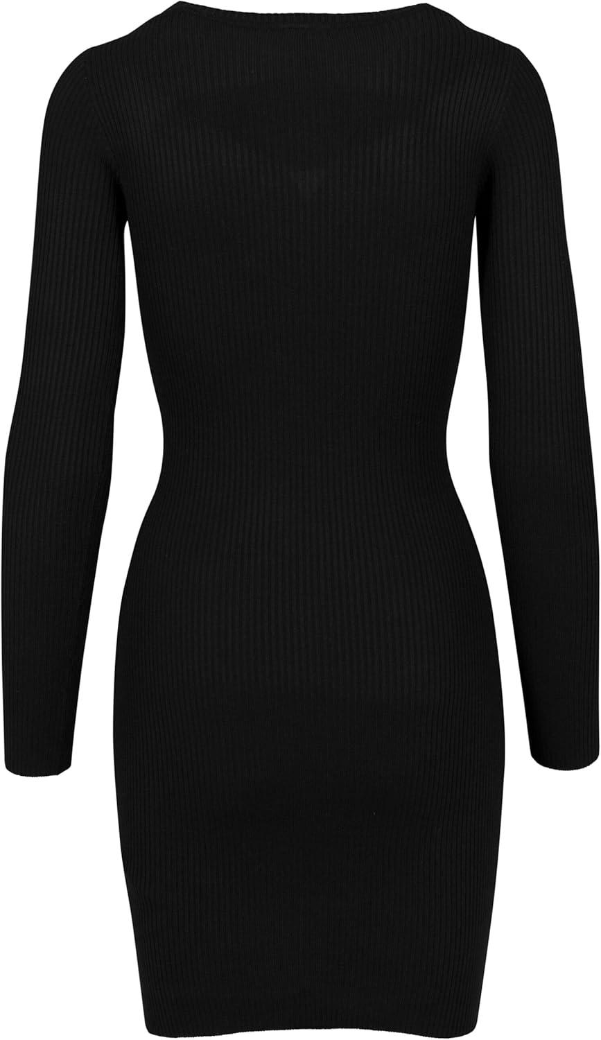 image:imageUrban Classics Dam Klippt Ut Klnning Robe dcontracte Femme Lot de 1Noir