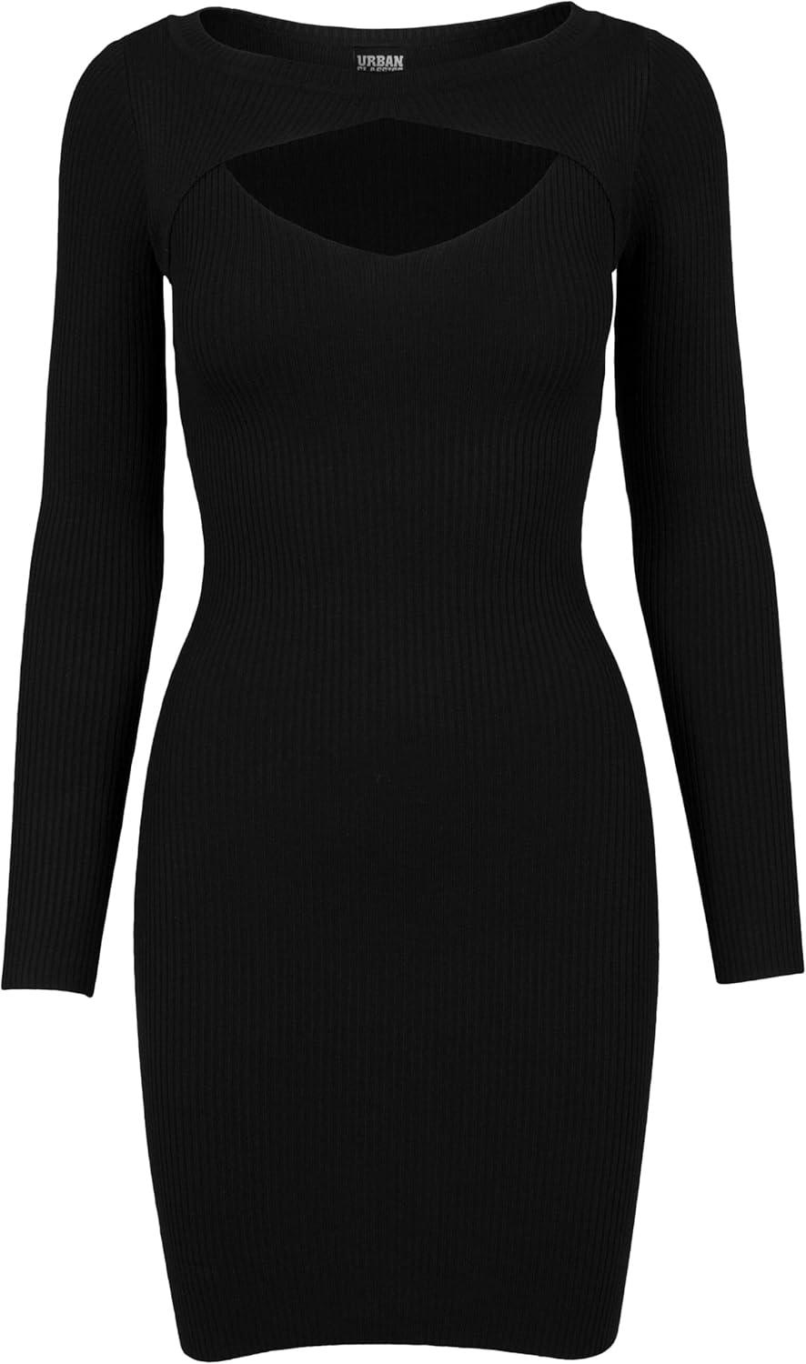 image:imageUrban Classics Dam Klippt Ut Klnning Robe dcontracte Femme Lot de 1Noir