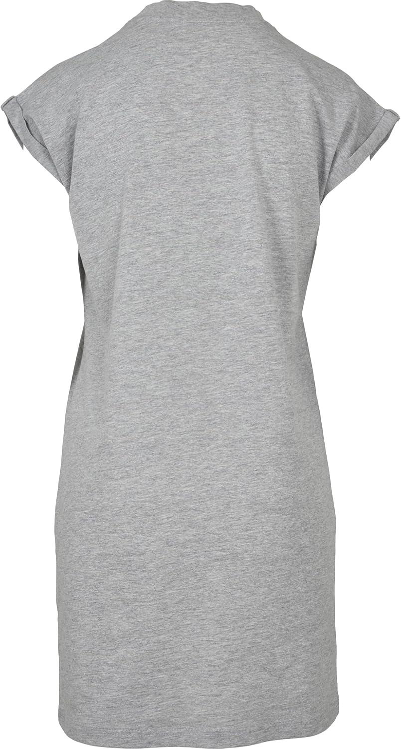 image:imageUrban Classics Damen Ladies Turtle Extended Shoulder DressGris Grey 00111