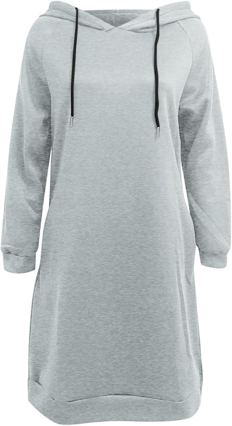 image:image2025 Femmes paississant Long Molleton Sweatshirt String Hoodie Robe Pull Pull Grande Taille Pull Col PullGy1