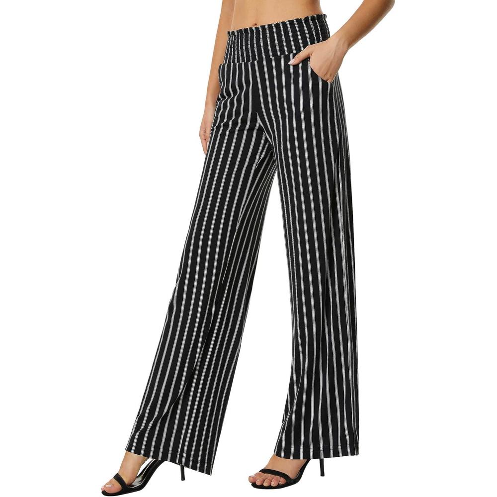 image:imageUrban Coco Bghw005 Pantalons Doux FemmeNoirBlanc
