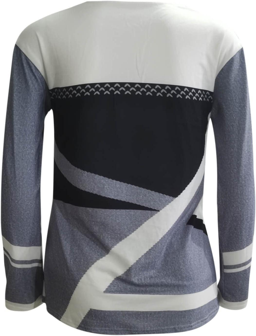 image:imageGnrique Patchwork Pull Fin Femme Manche Longue Col Rond Pull Leger Femme Automne Hiver Chaud Chic et lgant Blocs De Couleurs Mode Confortable Chandail Long Grande Taille Jacquard Ideal PulloverGrey 4